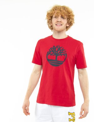 T-shirt uomo scontata - T-shirt Timberland con logo circolare