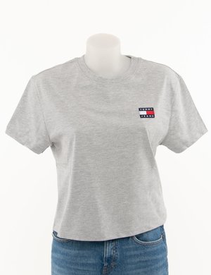 Abbigliamento da donna Tommy Hilfiger scontato - T-shirt Tommy Hilfiger con logo a lato