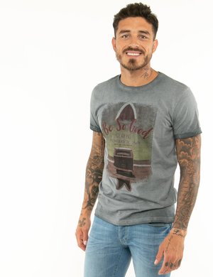 Jacob Smith uomo outlet - T-shirt Jacob Smith con stampa