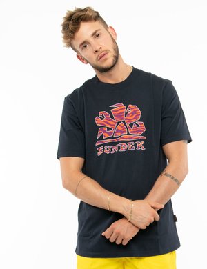 Beachwear da uomo SUNDEK scontato - T-shirt Sundek con logo colorato