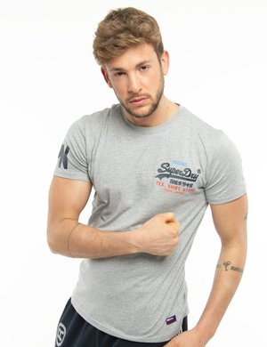 T-shirt uomo scontata - T-shirt Superdry con logo in rilievo