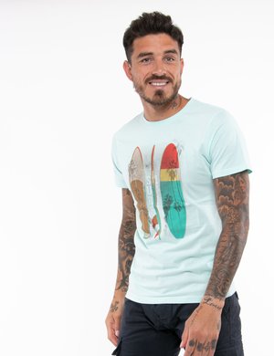 T-shirt uomo scontata - T-shirt Smiling London stampata