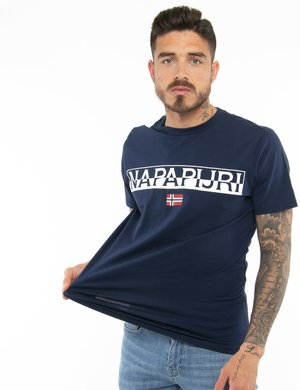 T-shirt uomo scontata - T-shirt Napapijri con logo