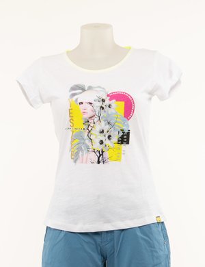 T-shirt Yes Zee con stampa