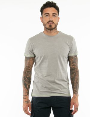 Yes Zee uomo outlet - T-shirt Yes  Zee con cuciture a contrasto