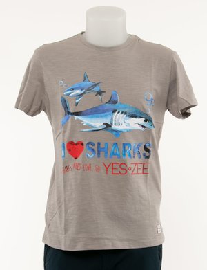 Yes Zee uomo outlet - T-shirt Yes Zee stampata