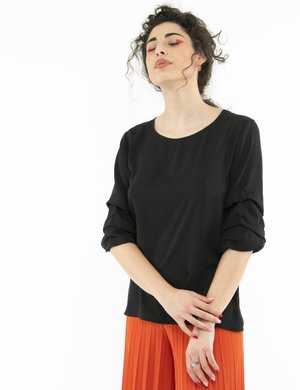 Camicia donna elegante scontata - Camicia Vougue con maniche arricciate