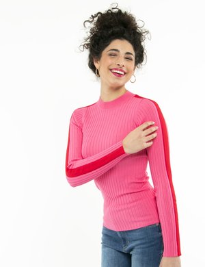 maglia donna elegante scontata - Maglia Guess con bande laterali