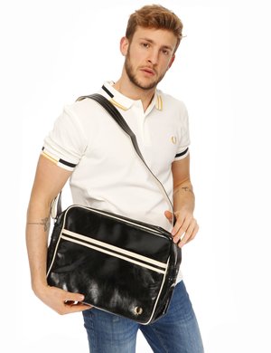 Tracolla Fred Perry in ecopelle