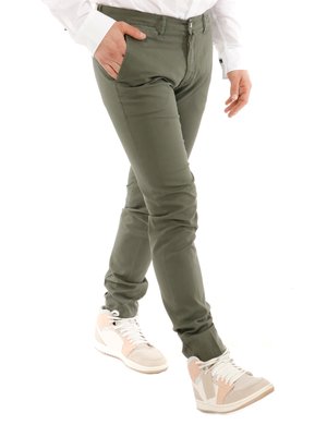 Pantalone Asquani con logo inciso