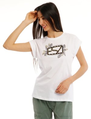 T-shirt Yes Zee da donna scontate - T-shirt Yes Zee con applicazioni