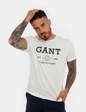 Abbigliamento uomo scontato - T-shirt Gant con scritta