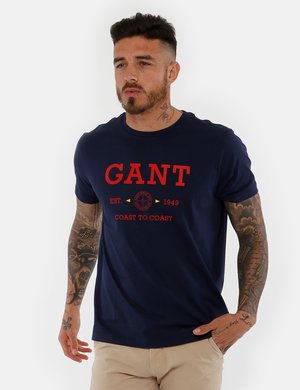 Abbigliamento uomo scontato - T-shirt Gant con scritta