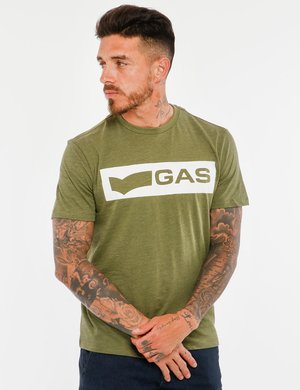 Abbigliamento uomo scontato - T-shirt Gas con logo