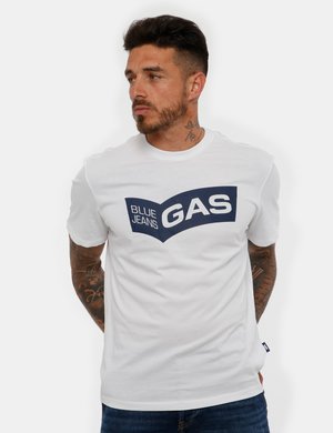 T-shirt Gas con logo