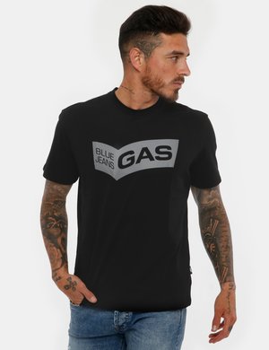 Abbigliamento uomo scontato - T-shirt Gas con logo
