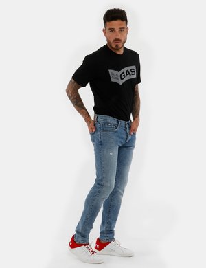 Abbigliamento uomo scontato - Jeans Gas effetto consumato