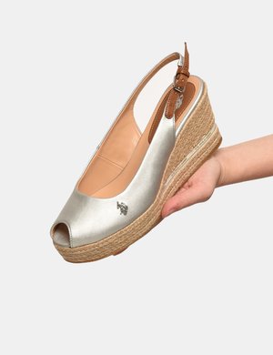 Outlet scarpe  Us Polo da donna scontate - Sandalo U.S. Polo Assn. metallizzato