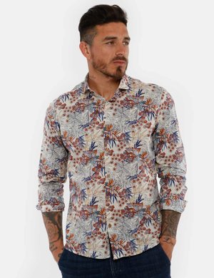 Camicie da uomo Yes Zee scontate - Camicia Yes Zee floreale
