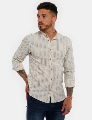 Yes Zee uomo outlet - Camicia Yes Zee in cotone e lino
