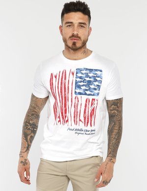 Fred Mello outlet - T-shirt Fred Mello stampa vintage