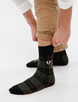 Fred Perry uomo outlet - Calza Fred Perry tartan