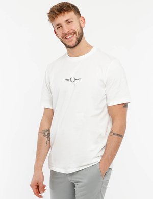 Fred Perry uomo outlet - T-shirt Fred Perry con logo ricamato