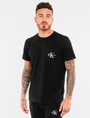 Calvin Klein uomo outlet - T-shirt Calvin Klein con taschino