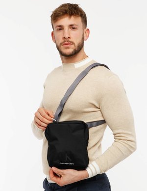 Calvin Klein uomo outlet - Tracolla Calvin Klein con zip