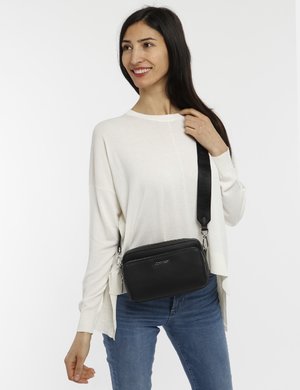 Borse tracolla da donna scontate outlet - Tracolla Calvin Klein con zip