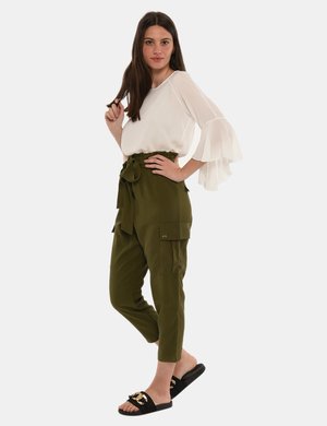yes zee abbigliamento - Yes Zee outlet shop online  - Pantalone Yes Zee con cintura