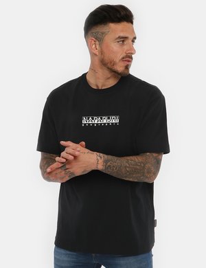 T-shirt uomo scontata - T-shirt Napapijri con logo stampato