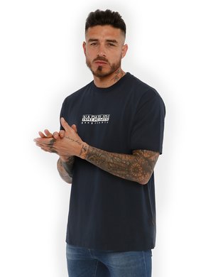 Abbigliamento uomo scontato - T-shirt Napapijri con logo stampato