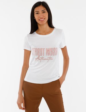 T-shirt Vougue stampata