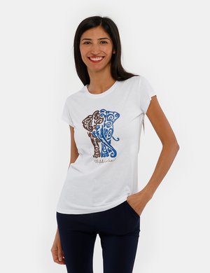 Abbigliamento donna scontato - T-shirt Vougue con stampa