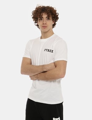 Abbigliamento uomo scontato - T-shirt Pyrex bianca