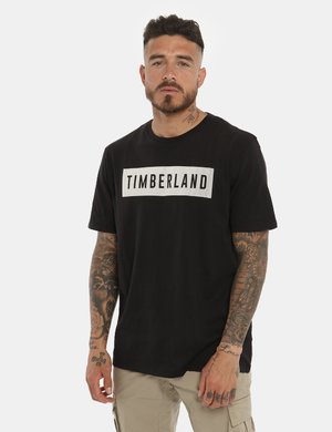 Abbigliamento uomo scontato - T-shirt Timberland nera