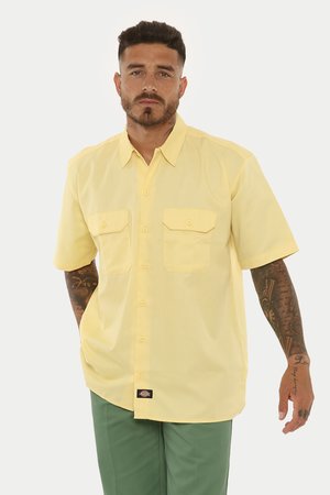outlet camicia da uomo scontata - Camicia Dickies giallo