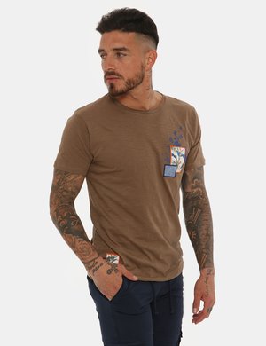 Outlet maglione uomo scontato - T-shirt Fifty Four marrone