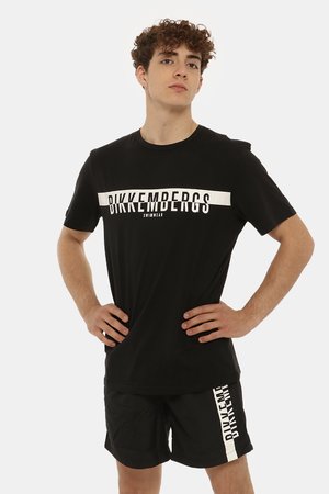 T-shirt Bikkembergs nera con logo