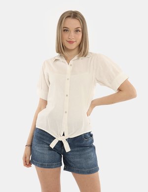 yes zee abbigliamento - Yes Zee outlet shop online  - Camicia Yes Zee bianca a maniche corte