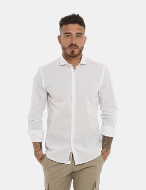 Abbigliamento uomo scontato - Camicia Yes Zee bianca