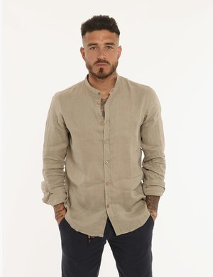 Yes Zee uomo outlet - Camicia Yes Zee beige sabbia