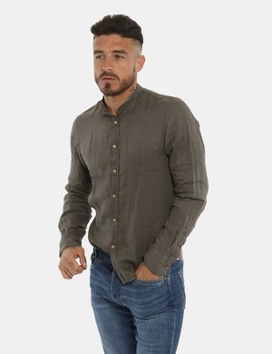Yes Zee uomo outlet - Camicia Yes Zee verde militare