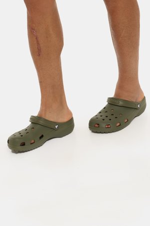 Scarpe uomo scontate - Ciabatte Crocs verde