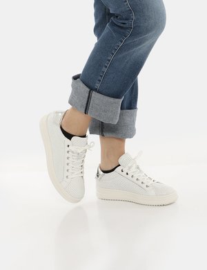 Scarpe Donna scontate - Scarpa Geox sneakers bianca