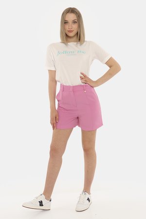 Shorts eleganti da donna scontati - Short Fracomina rosa