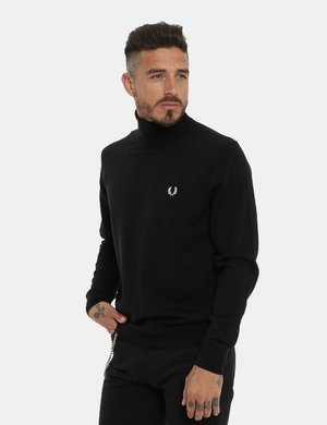 Fred Perry uomo outlet - Maglione Fred Perry dolcevita nero