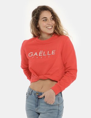 maglia donna elegante scontata - Felpa Gaelle Paris rosso