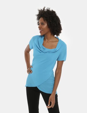 Camicia donna elegante scontata - Camicia Vougue azzurro